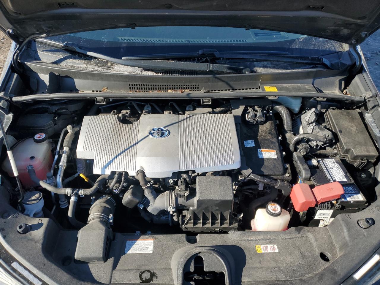 2018 Toyota Prius VIN JTDKARFU4J3056897 Copart auction photo, rear end damage thumbnail 11