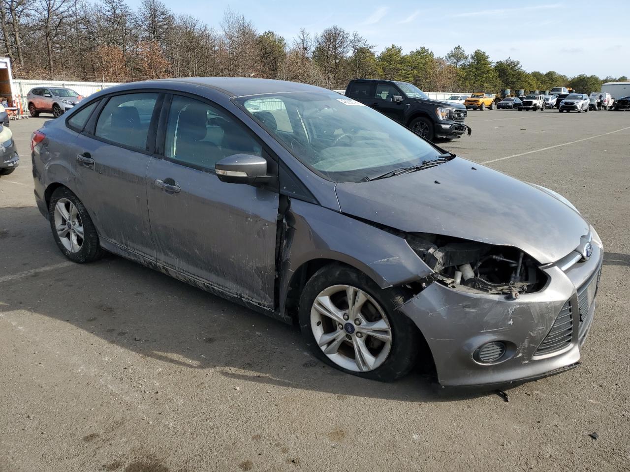 2014 Ford Focus VIN 1FADP3F29EL446120 Copart auction photo, front end / rear end damage thumbnail 4