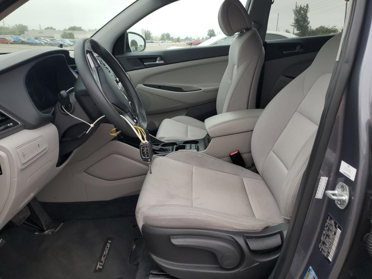2017 Hyundai Tucson VIN KM8J23A43HU507895 Copart auction photo, front end damage thumbnail 7