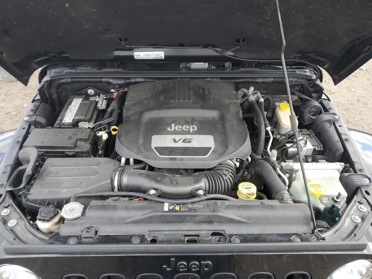 2017 Jeep Wrangler VIN 1C4AJWBGXHL578910 Copart auction photo, all over damage thumbnail 12