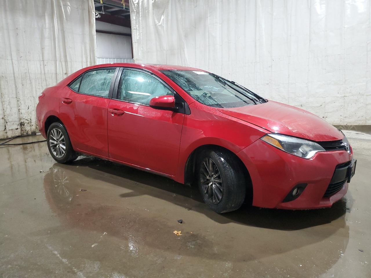 2014 Toyota Corolla VIN 2T1BURHE2EC212669 Copart auction photo, front end / side damage thumbnail 4
