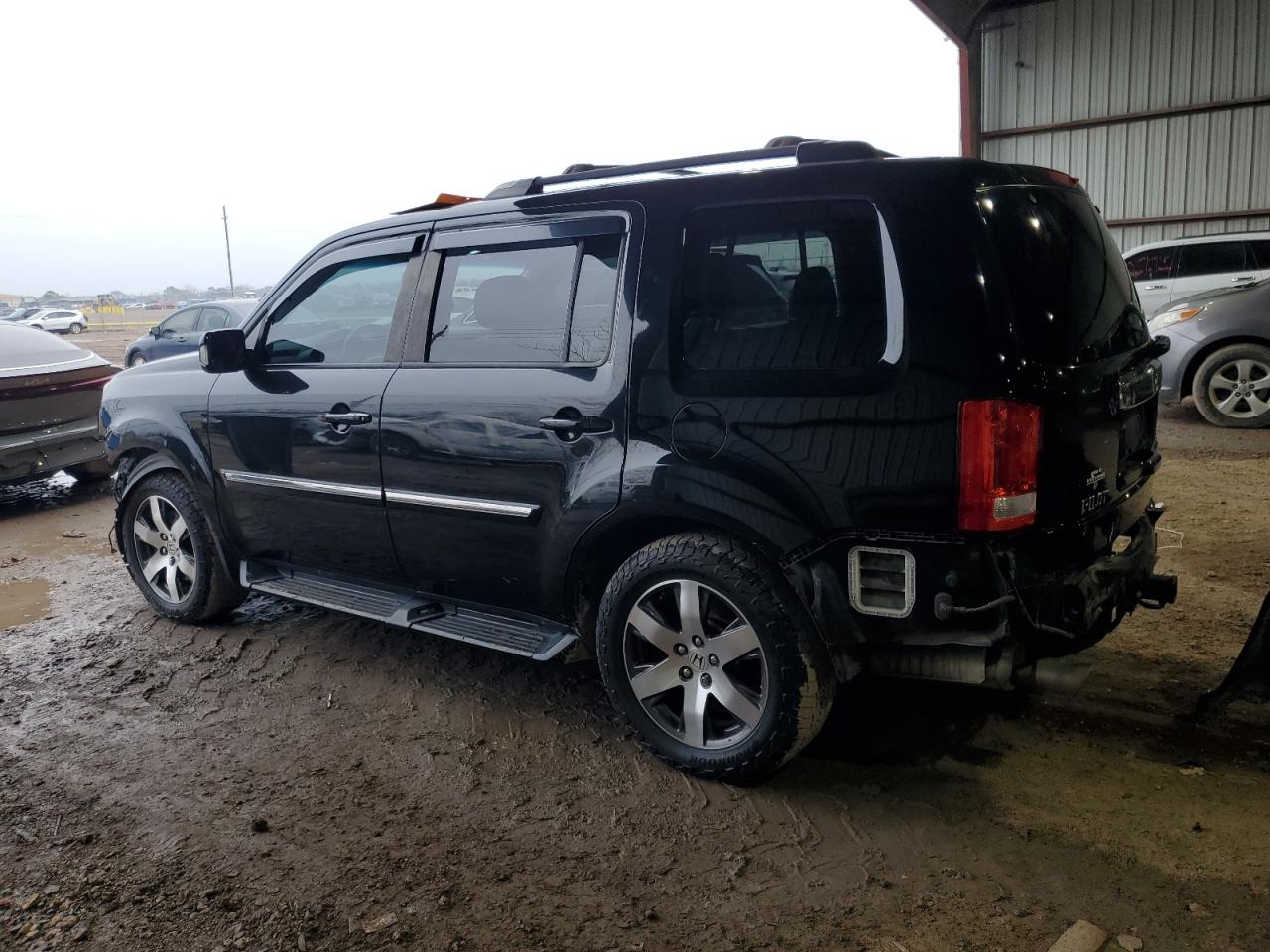 2012 Honda Pilot VIN 5FNYF4H91CB068518 Copart auction photo, front end / rear end damage thumbnail 2