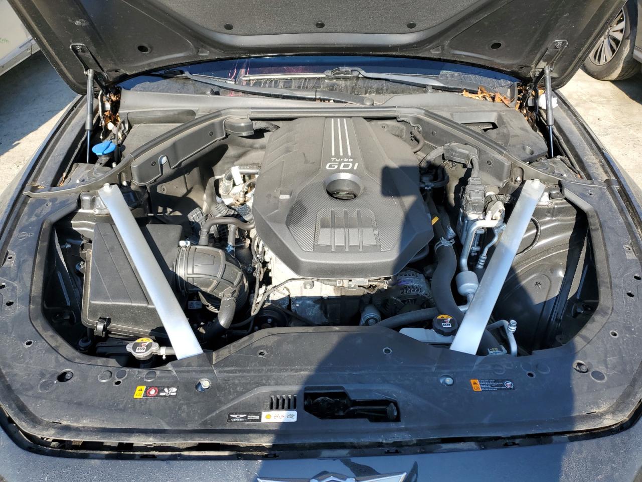 2022 Genesis G70 VIN KMTG34TA9NU093622 Copart auction photo, rear end / front end damage thumbnail 11