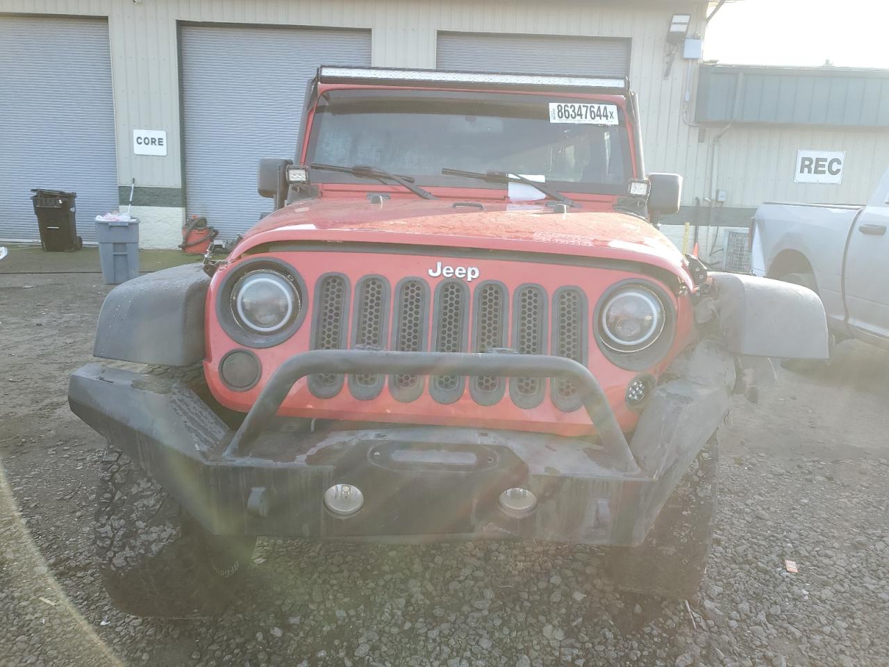 2010 Jeep Wrangler VIN 1J4BA6H12AL133245 Copart auction photo, front end damage thumbnail 5