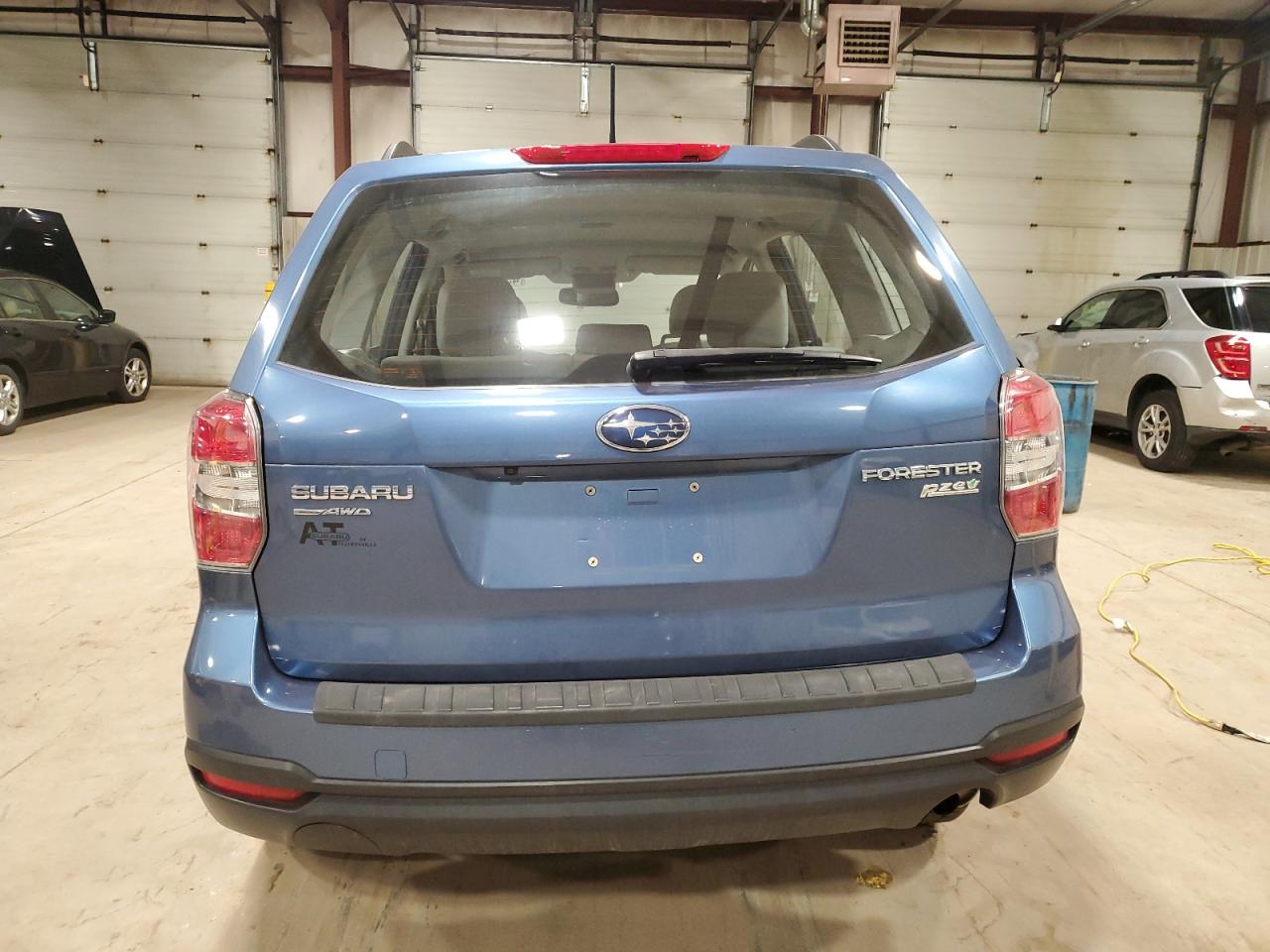 2015 Subaru Forester VIN JF2SJABC9FH561196 Copart auction photo, front end / side damage thumbnail 6