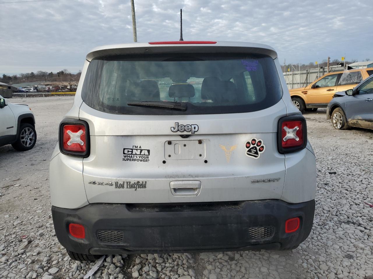 2020 Jeep Renegade VIN ZACNJBAB1LPL76670 Copart auction photo, front end damage thumbnail 6