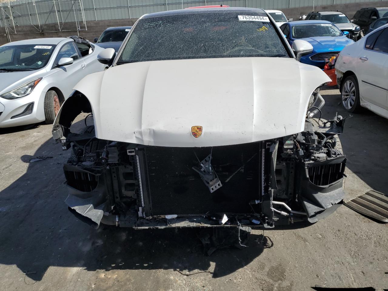 2021 Porsche Cayenne VIN WP1BA2AY5MDA43509 Copart auction photo, front end damage thumbnail 5