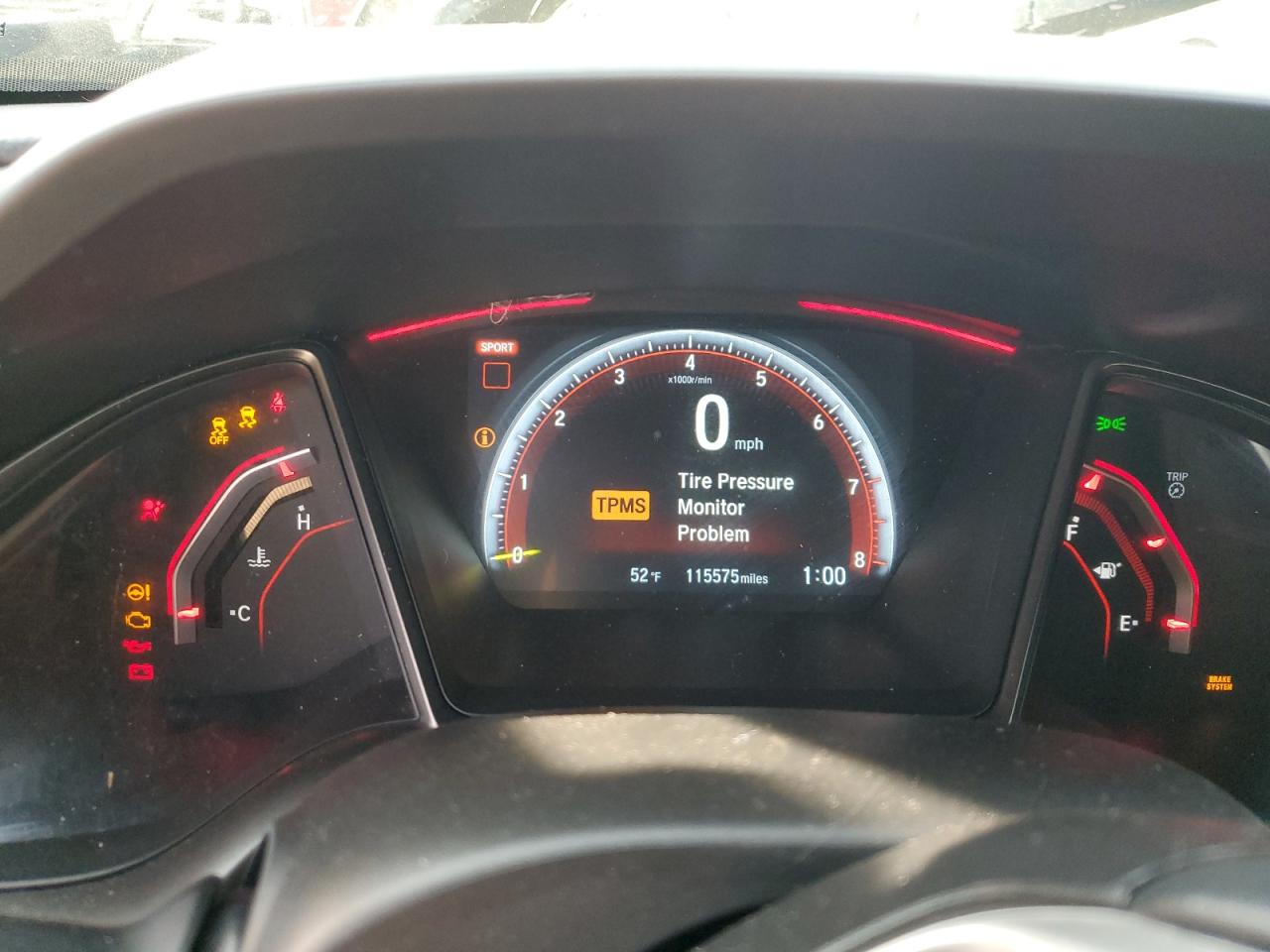 2018 Honda Civic VIN SHHFK8G71JU200795 Copart auction photo, front end / undercarriage damage thumbnail 9
