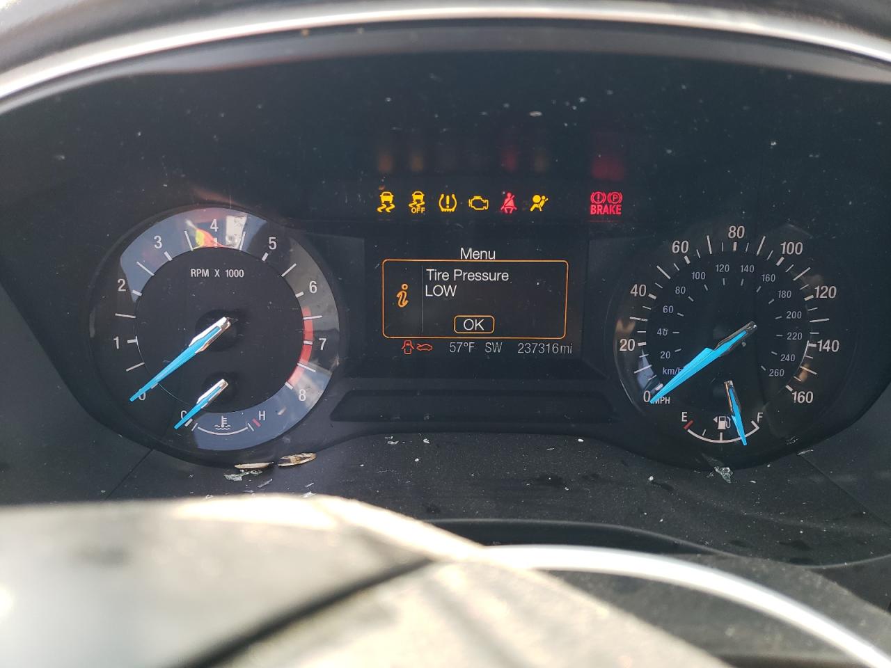 2014 Ford Fusion VIN 3FA6P0HR6ER194605 Copart auction photo, all over damage thumbnail 9