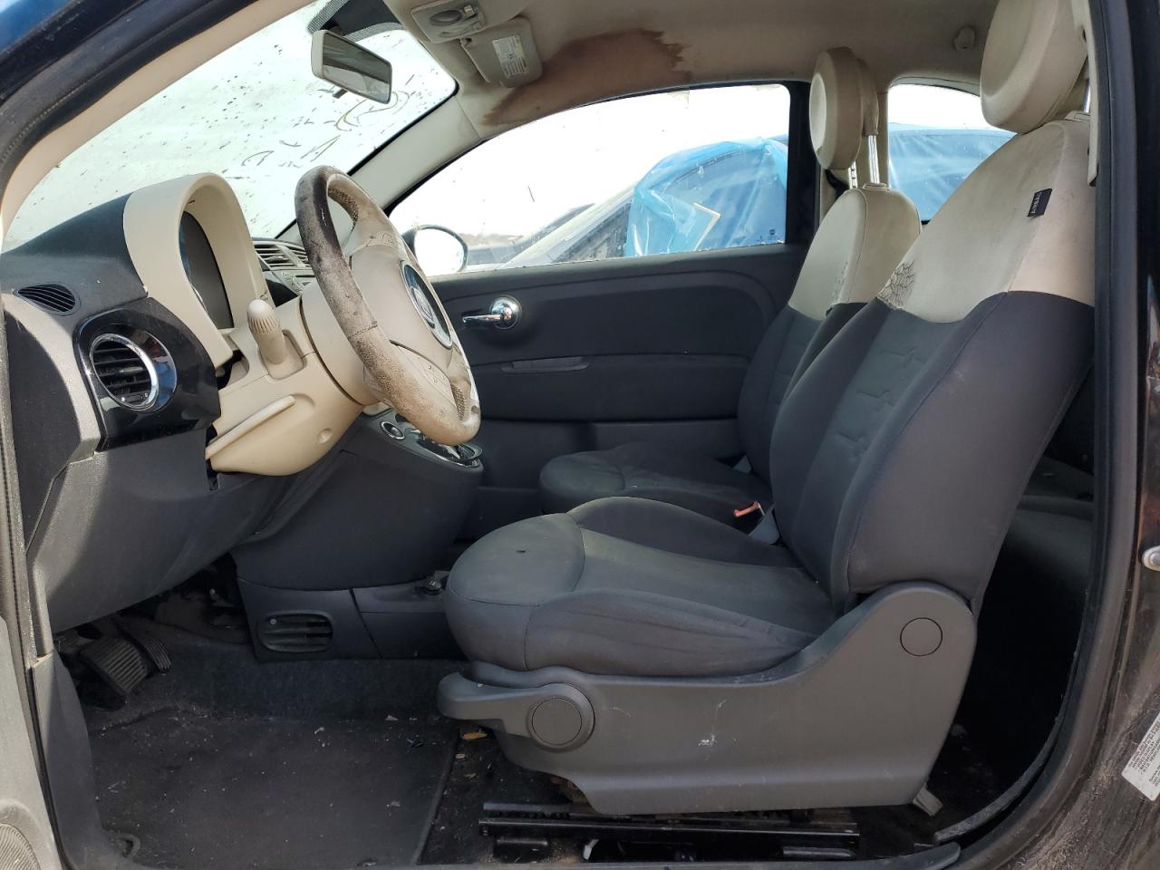 2012 Fiat 500 VIN 3C3CFFAR5CT384123 Copart auction photo, minor dent/scratches damage thumbnail 7