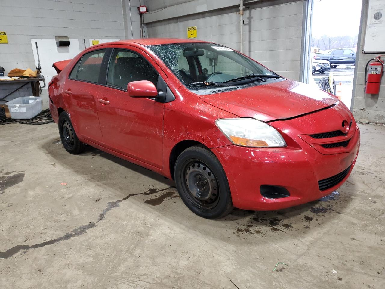 2007 Toyota Yaris VIN JTDBT923574003054 Copart auction photo, side / rear end damage thumbnail 4
