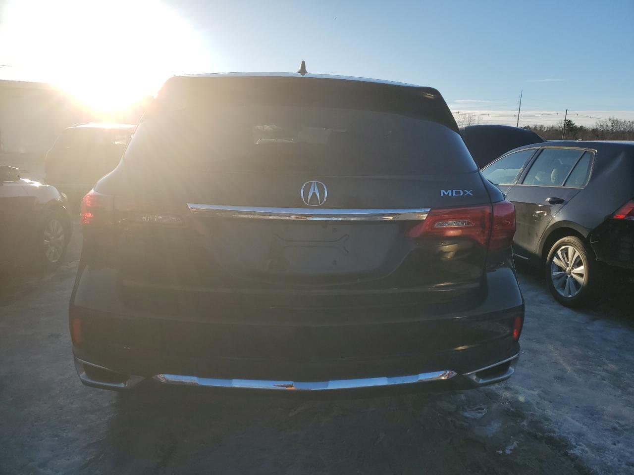 2020 Acura MDX VIN 5J8YD4H58LL019236 Copart auction photo, side damage thumbnail 6