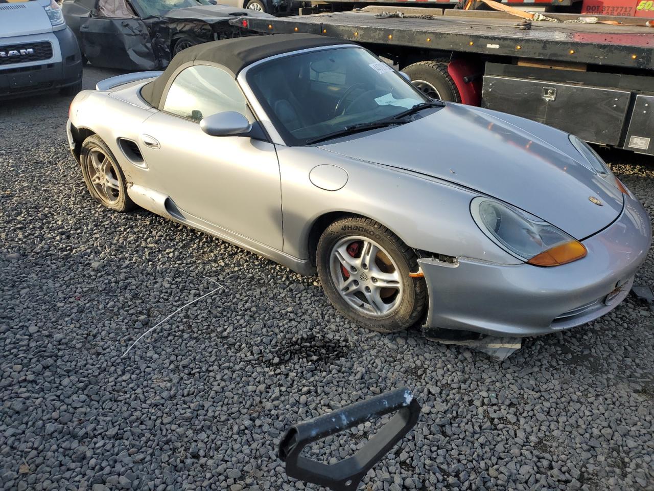 2000 Porsche Boxster VIN WP0CA2980YU626179 Copart auction photo, all over damage thumbnail 4