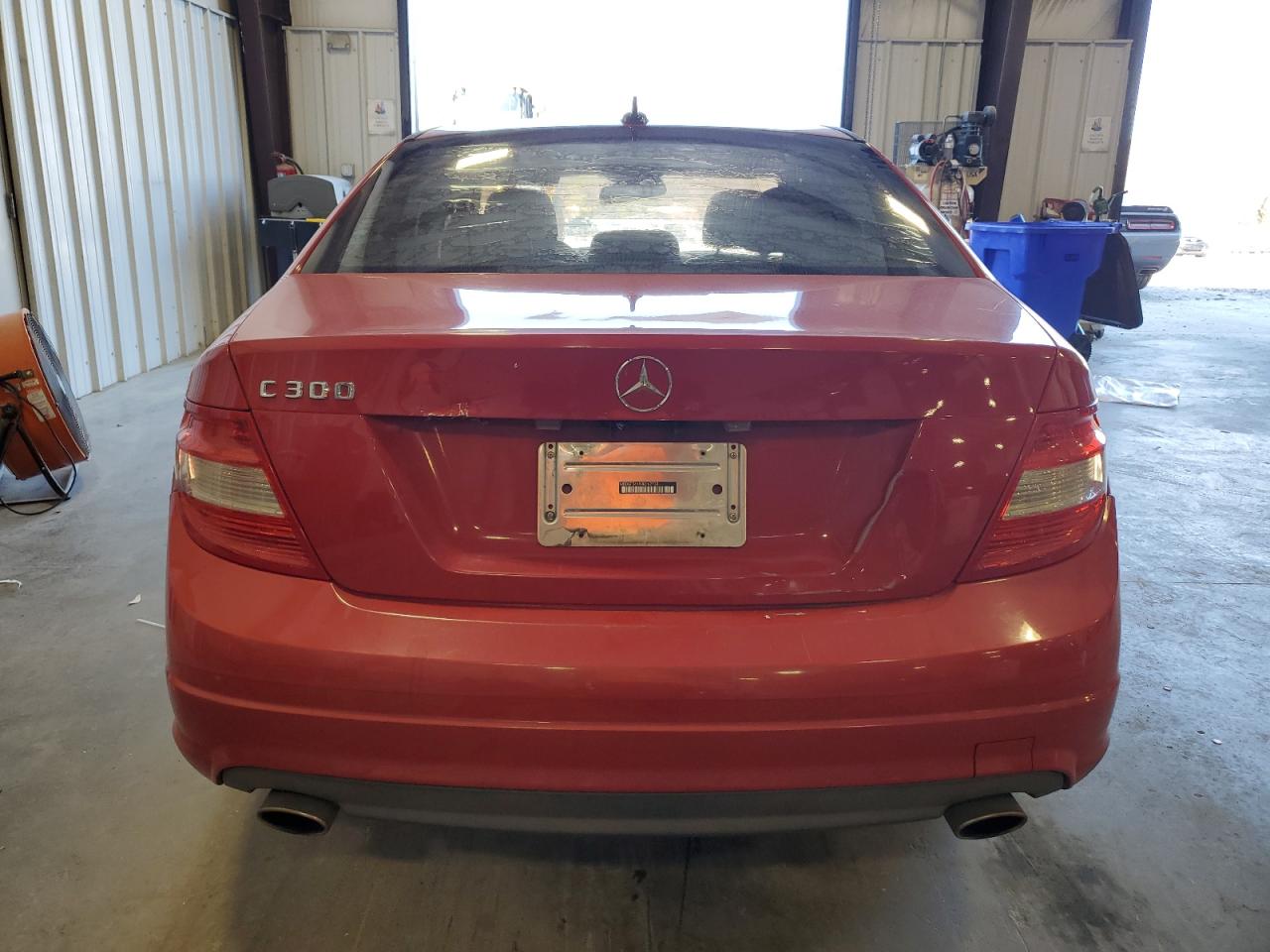 2009 Mercedes-Benz C-klasse VIN WDDGF54X99R062738 Copart auction photo, front end damage thumbnail 6