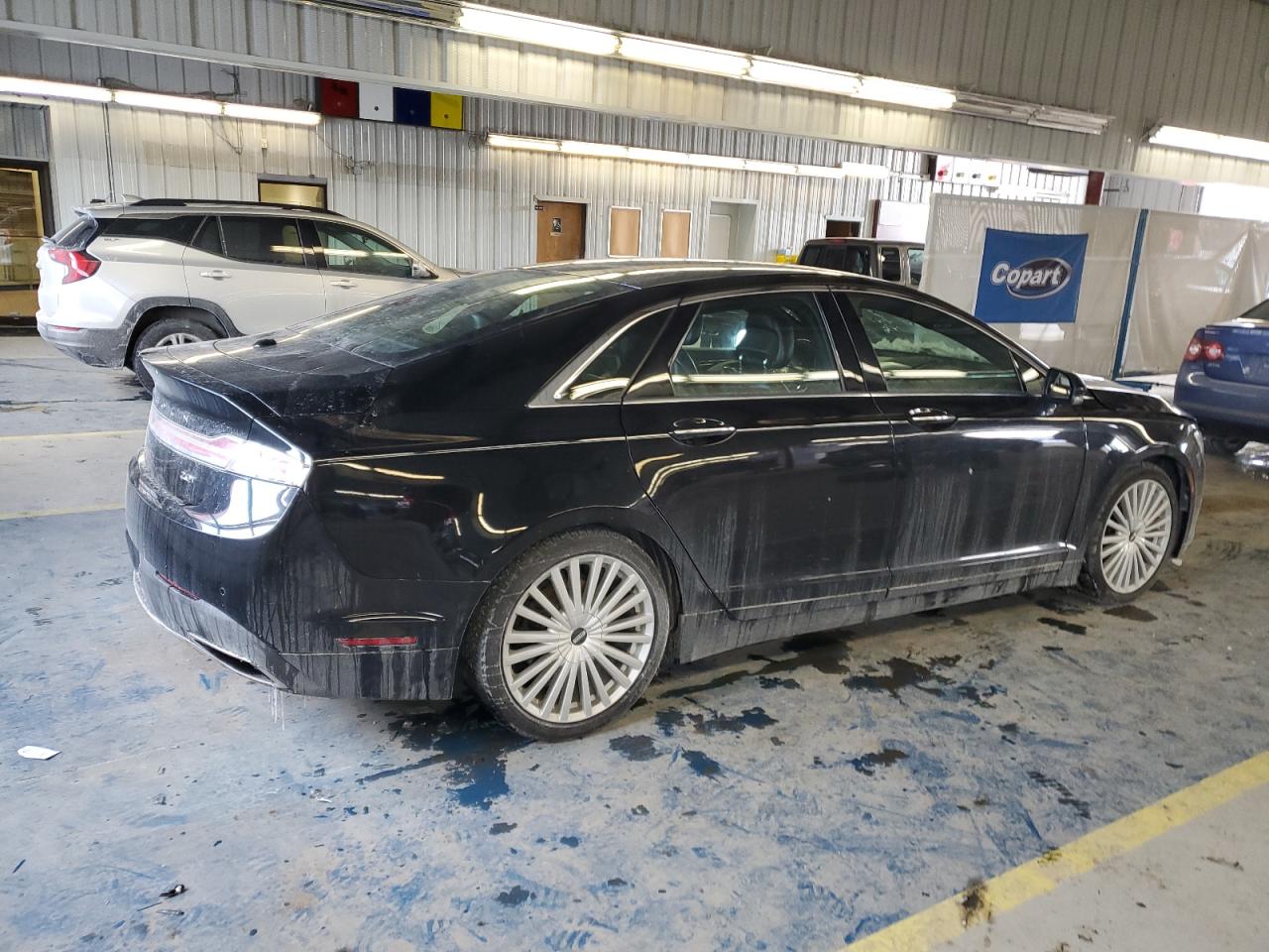 2017 Lincoln MKZ VIN 3LN6L5E93HR603828 Copart auction photo, front end damage thumbnail 3