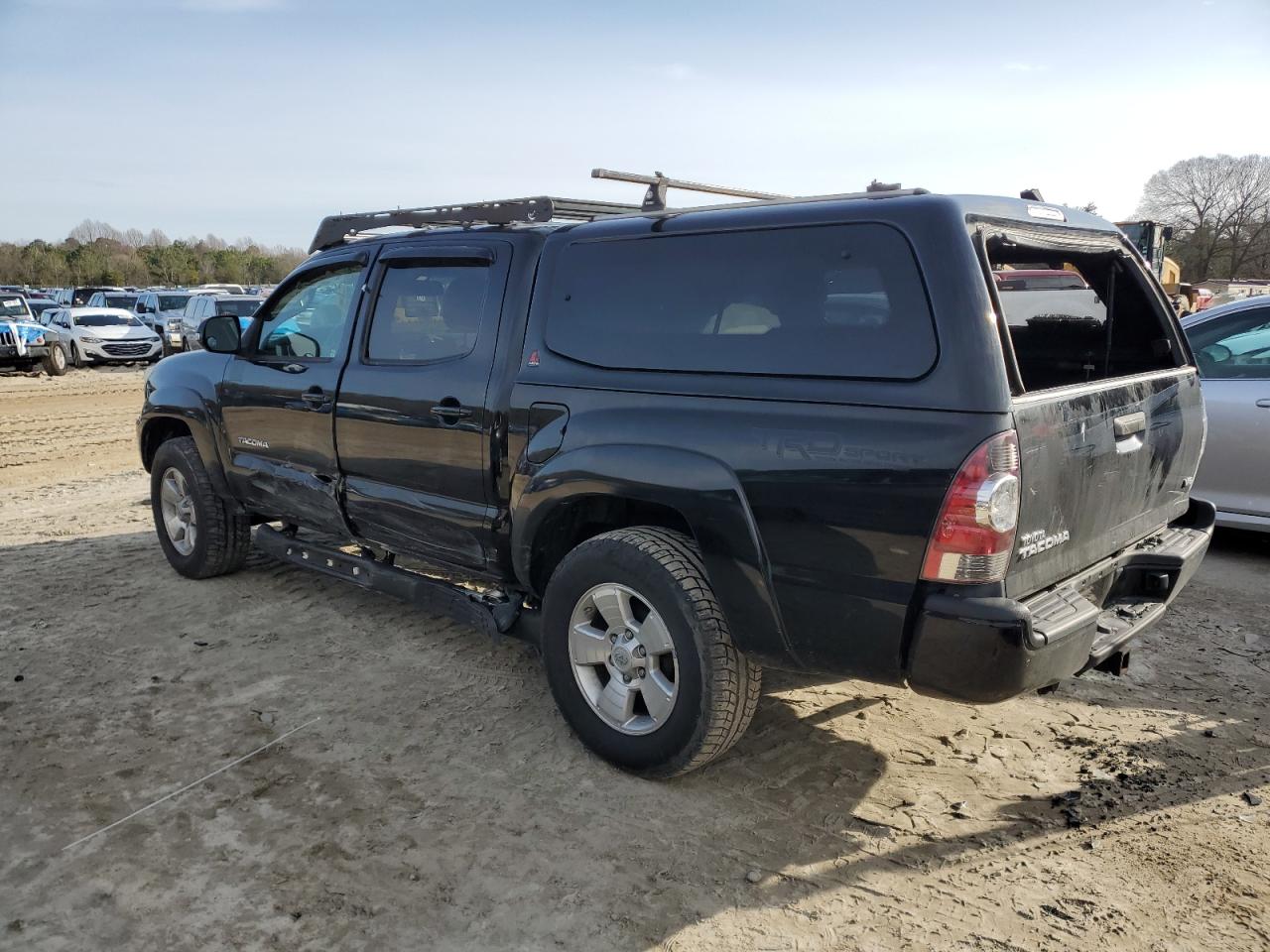 2012 Toyota Tacoma VIN 3TMLU4EN9CM091400 Copart auction photo, rollover damage thumbnail 2