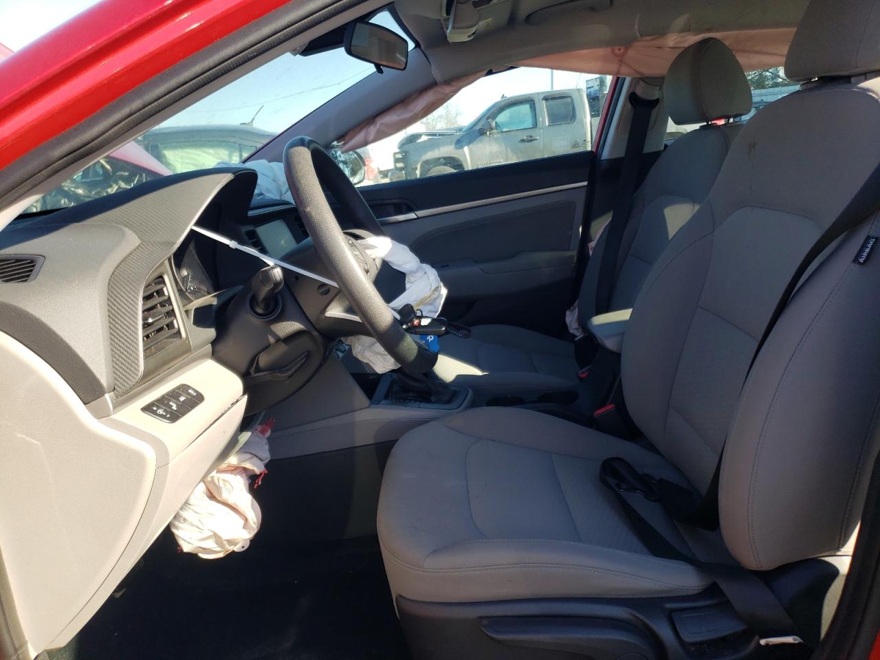 2020 Hyundai Elantra VIN 5NPD84LF9LH587078 Copart auction photo, front end / side damage thumbnail 7