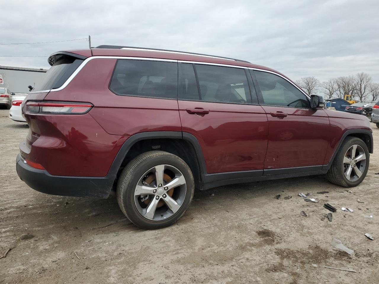 2021 Jeep Grand Cherokee VIN 1C4RJKBG3M8150654 Copart auction photo, front end damage thumbnail 3