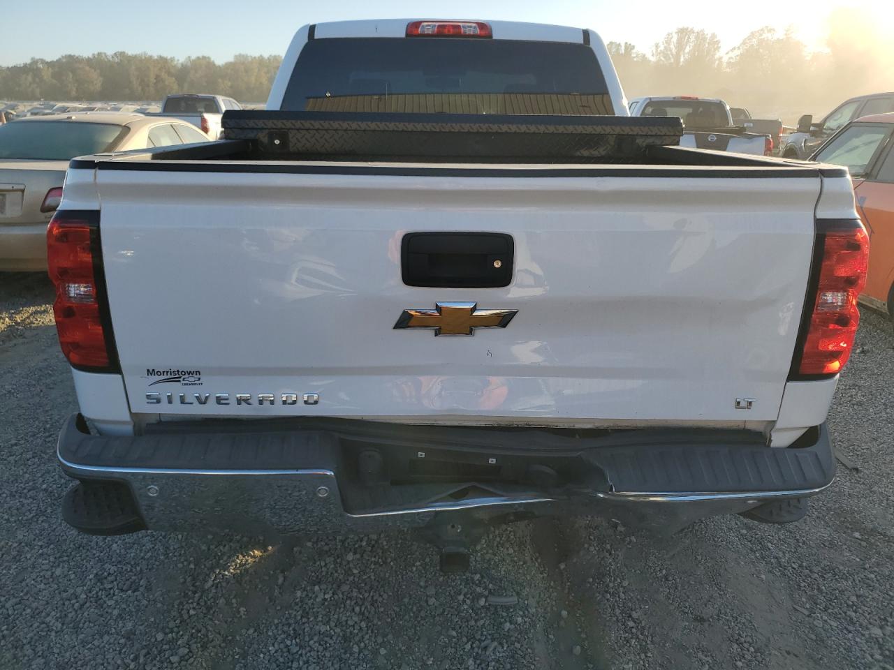 2018 Chevrolet Silverado VIN 3GCUKREC5JG192483 Copart auction photo, rear end damage thumbnail 6