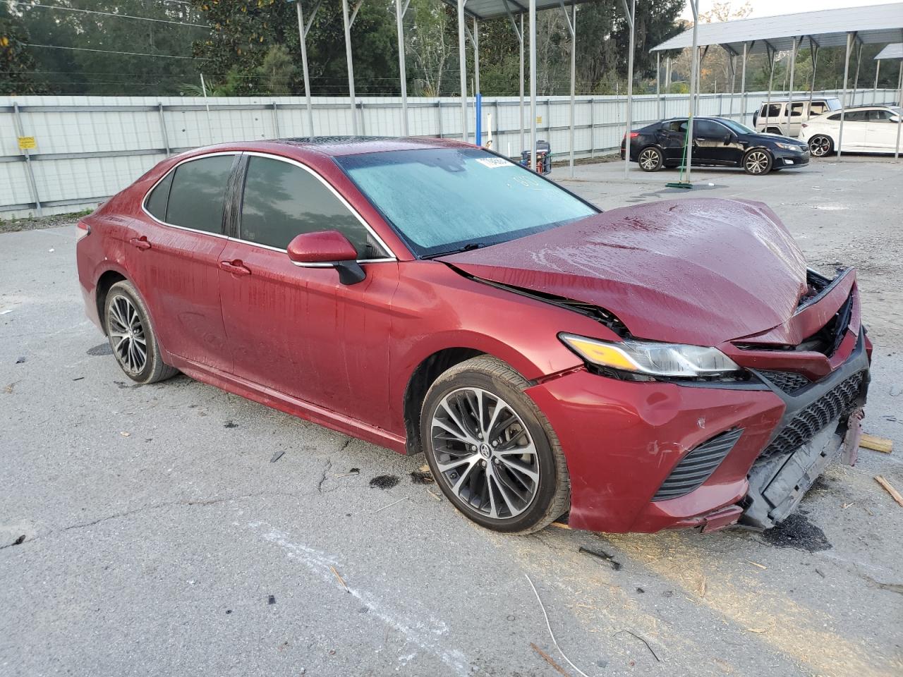 2018 Toyota Camry VIN 4T1B11HK4JU536845 Copart auction photo, front end damage thumbnail 4