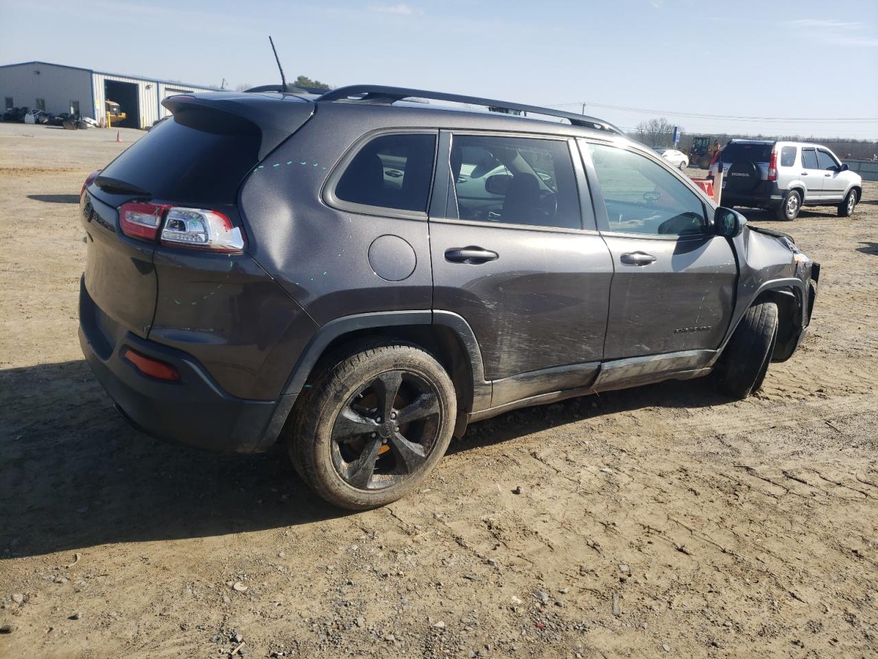 2018 Jeep Grand Cherokee VIN 1C4PJLCB4JD544022 Copart auction photo, front end / side damage thumbnail 3