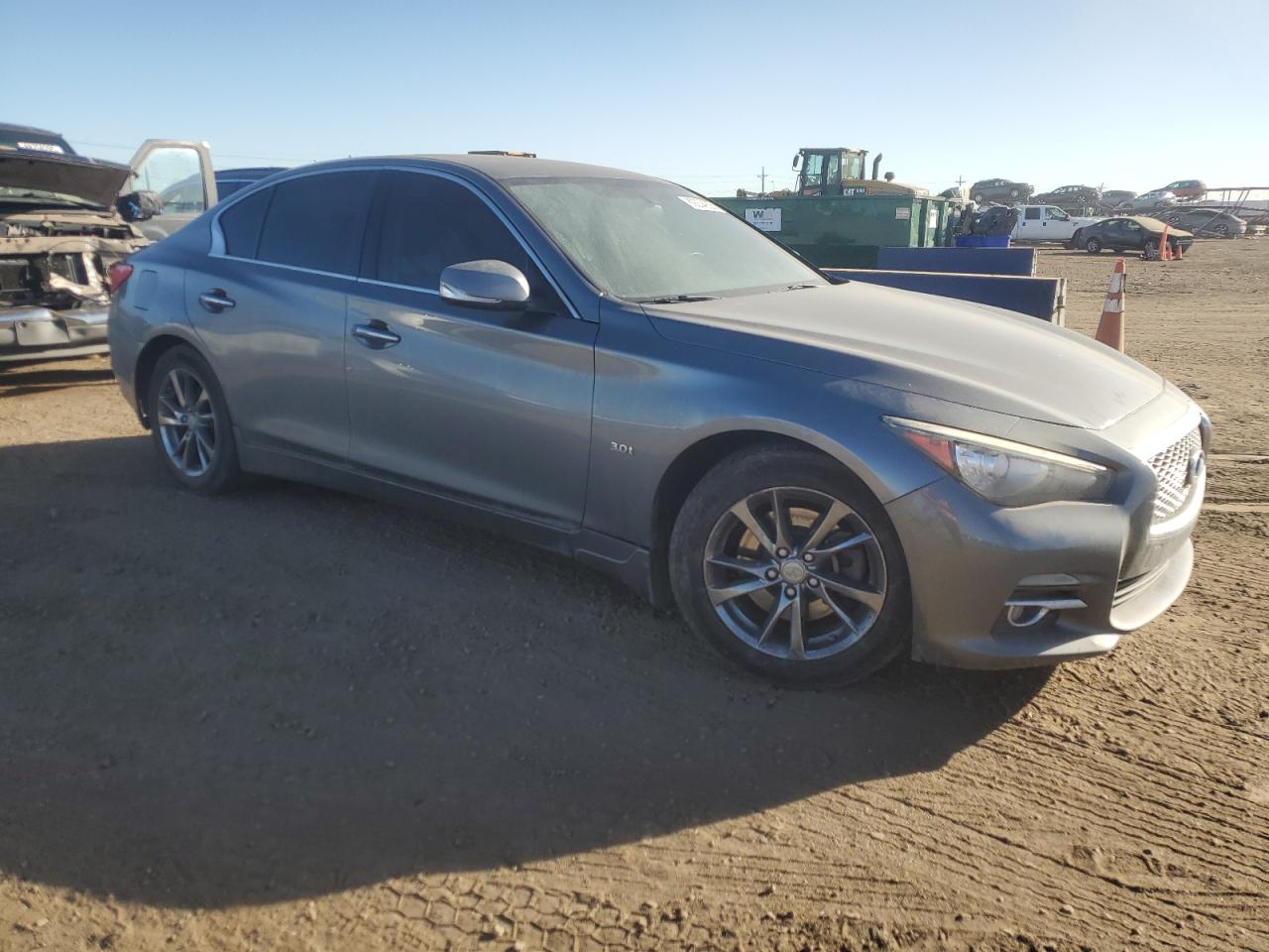 2017 Infiniti Q50 VIN JN1EV7AR1HM837652 Copart auction photo, minor dent/scratches damage thumbnail 4