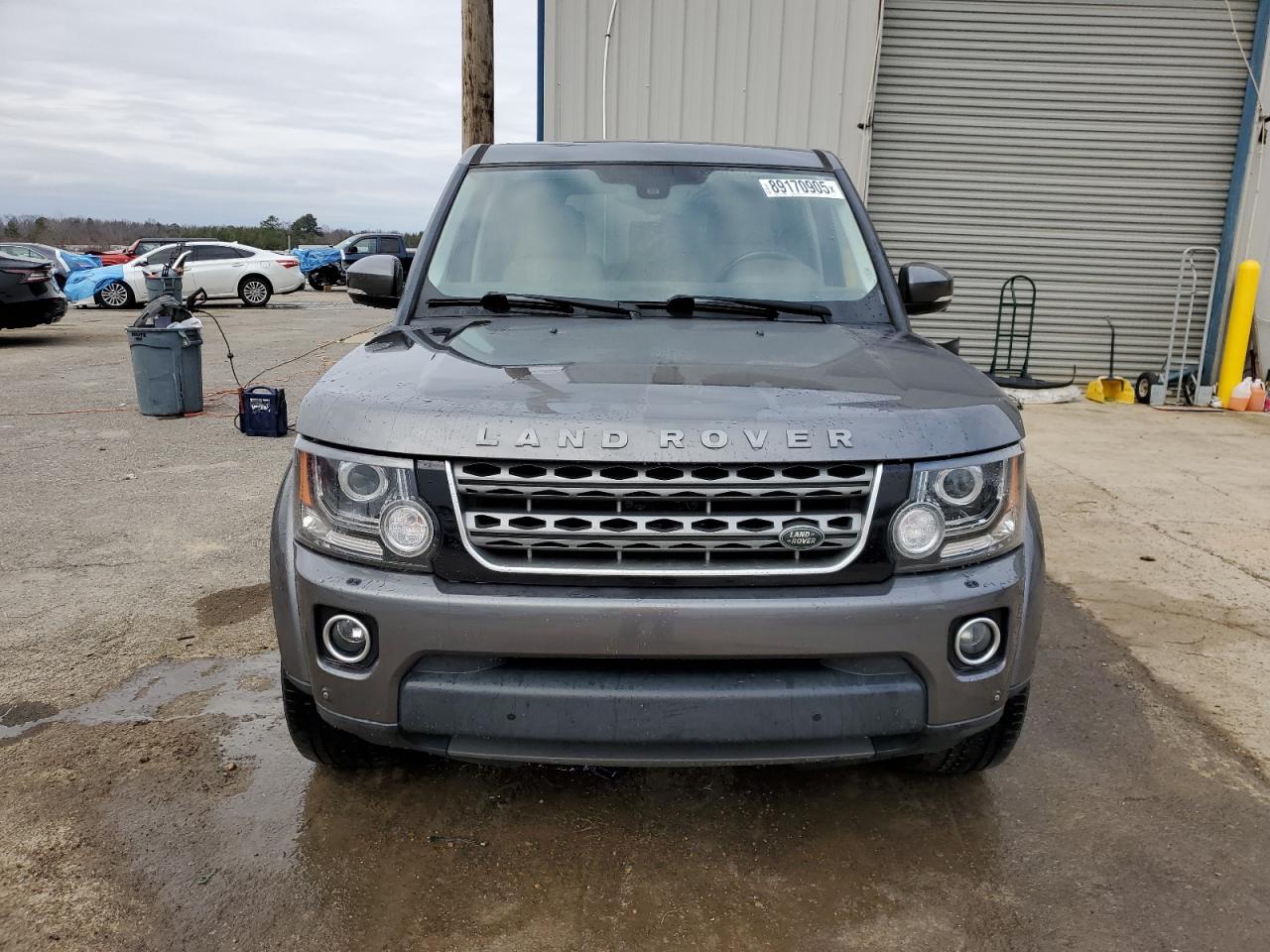 2016 Land Rover LR4 VIN SALAG2V69GA808207 Copart auction photo, top/roof / mechanical damage thumbnail 5