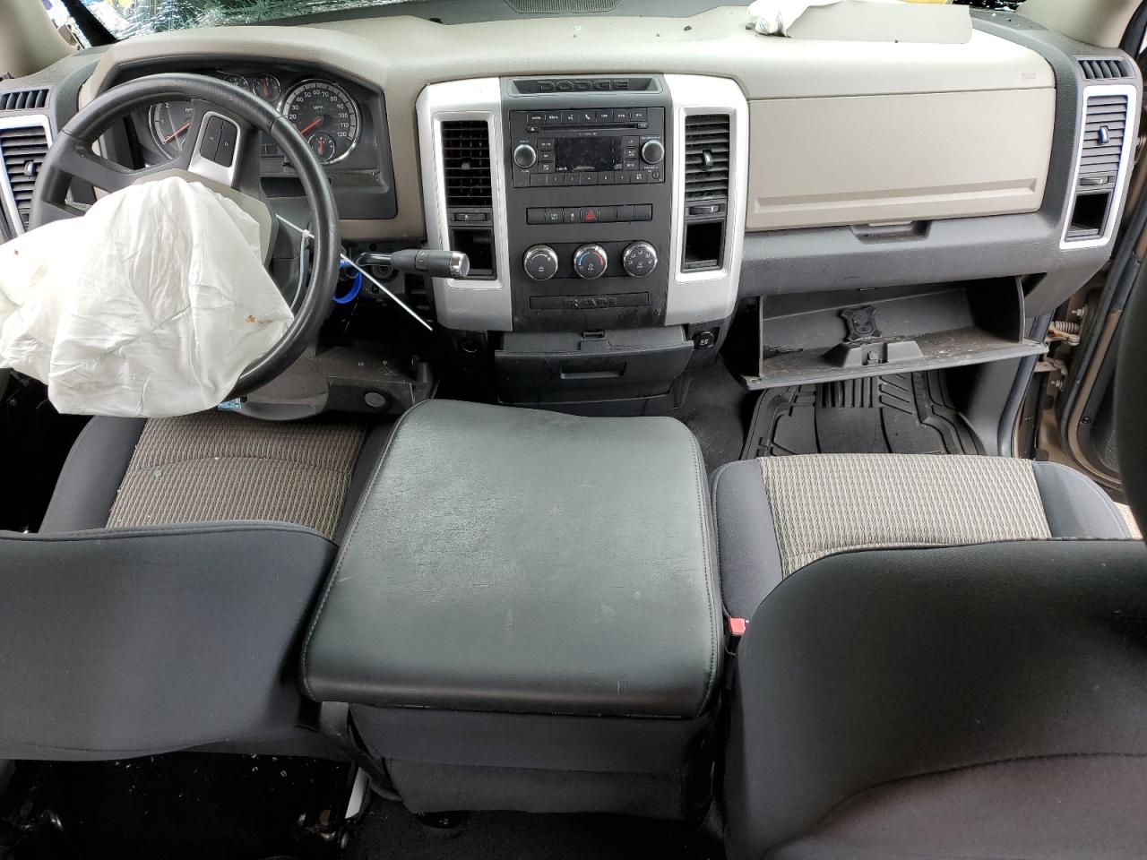 2010 Dodge RAM VIN 1D7RB1GT0AS165095 Copart auction photo, all over damage thumbnail 8