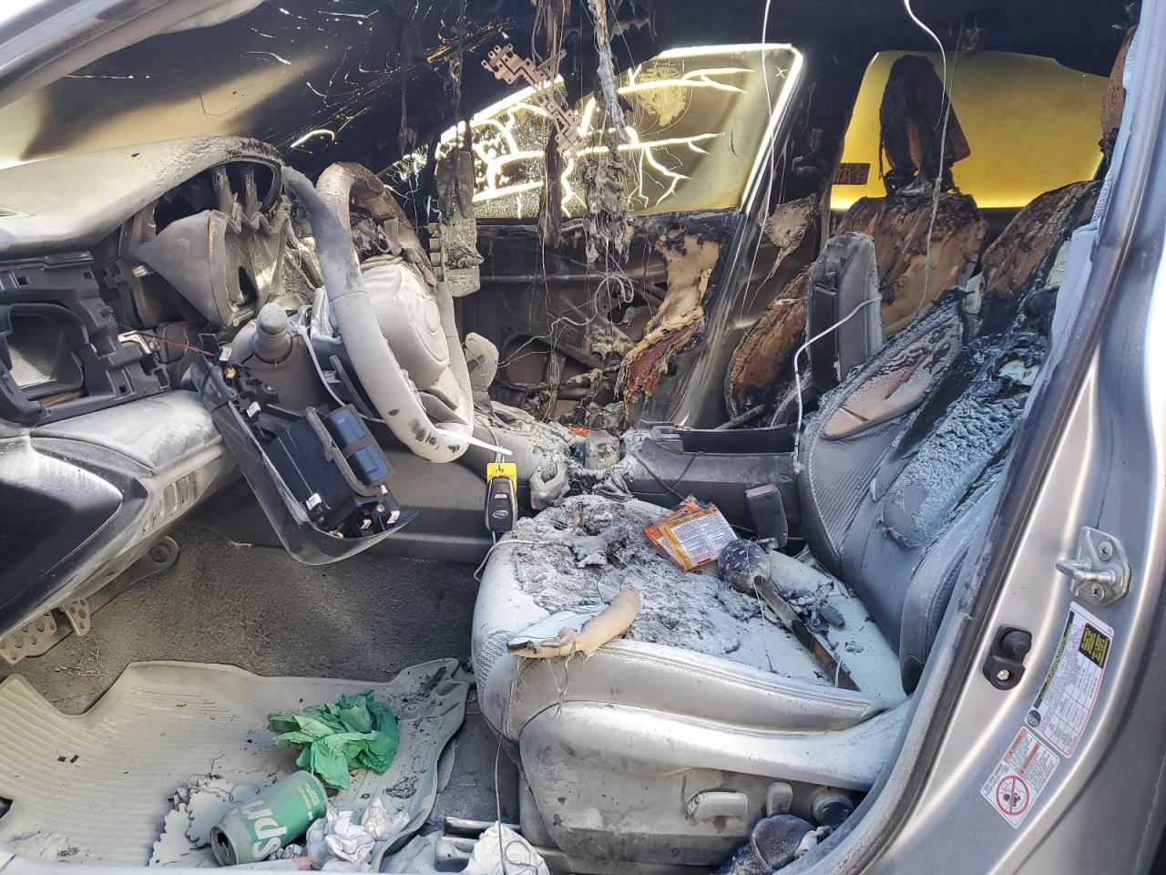 2020 Subaru Legacy VIN 4S3BWAF68L3017897 Copart auction photo, vandalism / burn damage thumbnail 7