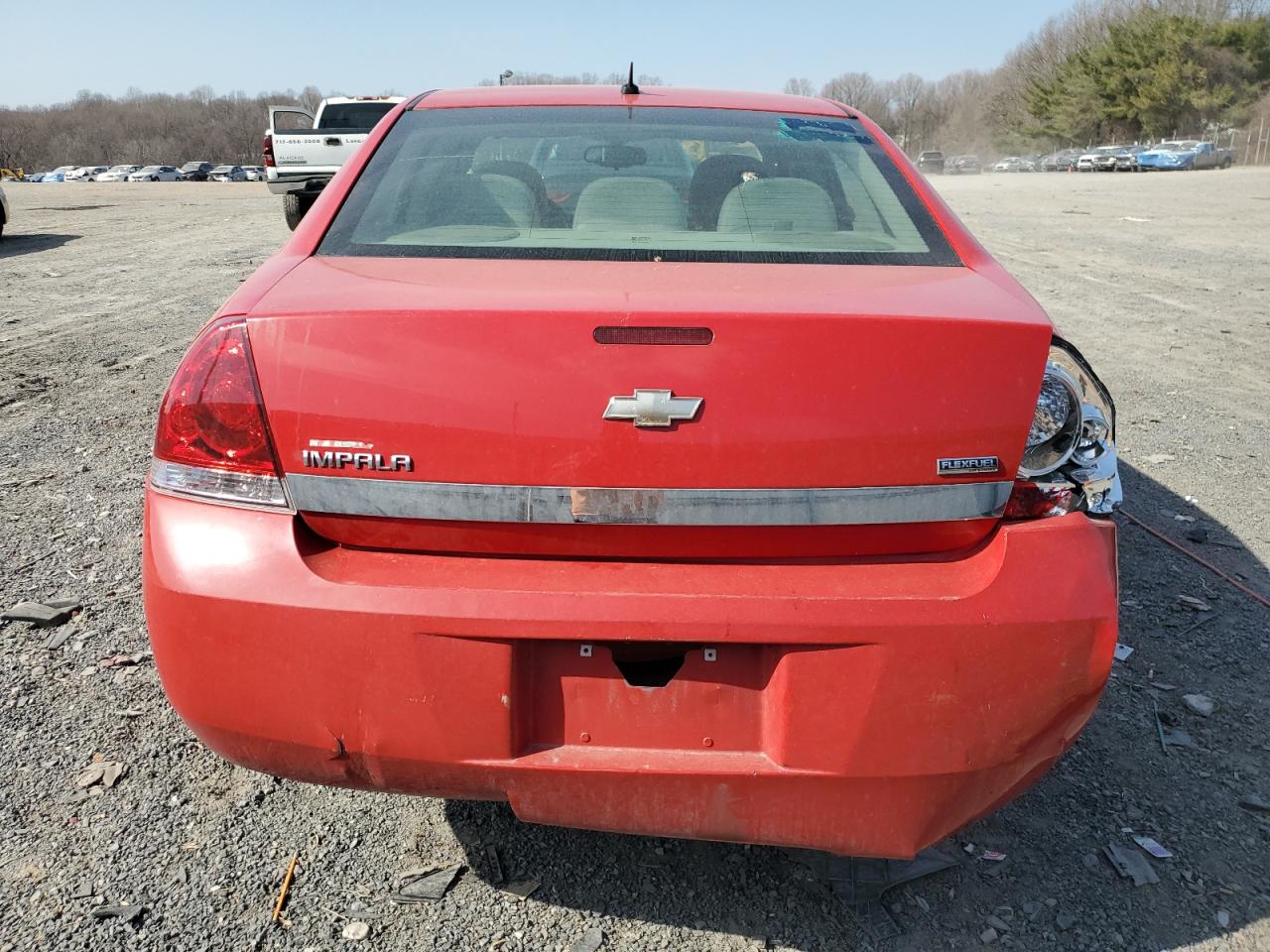 2011 Chevrolet Impala VIN 2G1WF5EKXB1144221 Copart auction photo, rear end / side damage thumbnail 6
