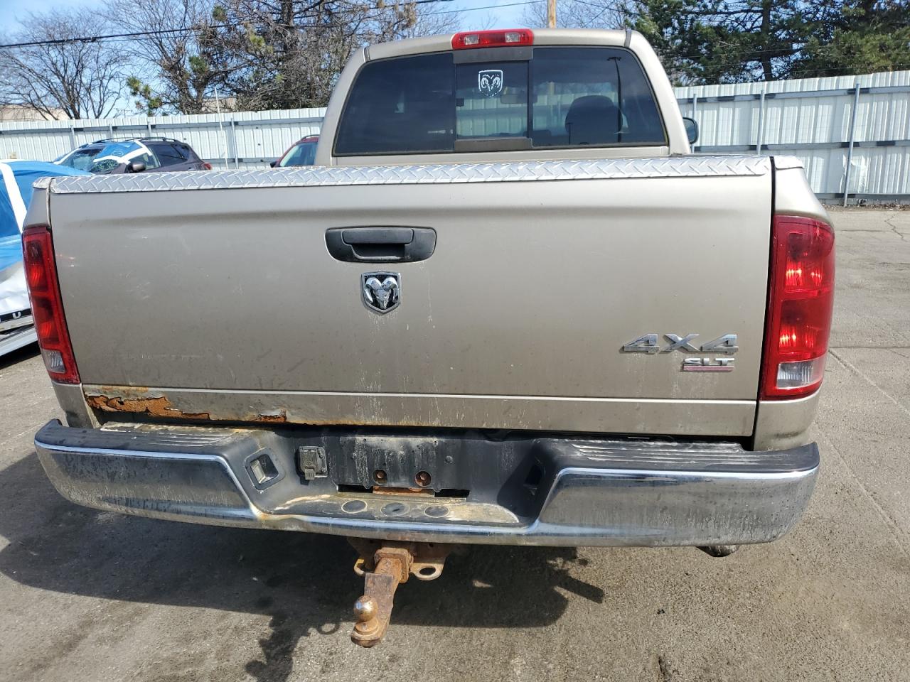 2005 Dodge RAM VIN 1D7HU18D25J619095 Copart auction photo, front end / rear end damage thumbnail 6
