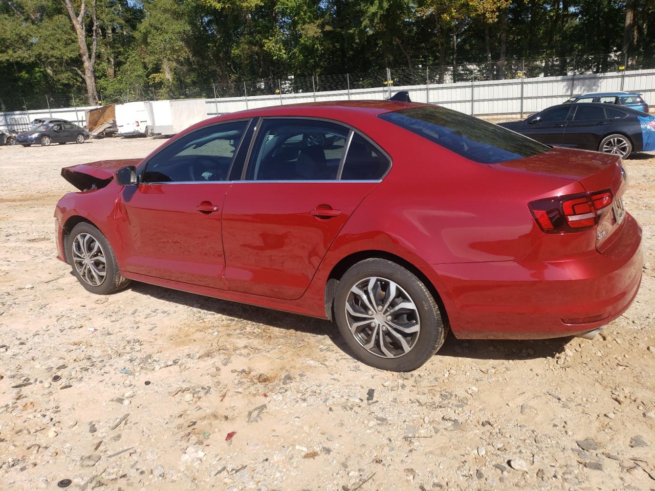 2017 Volkswagen Jetta VIN 3VW2B7AJXHM356447 Copart auction photo, front end damage thumbnail 2