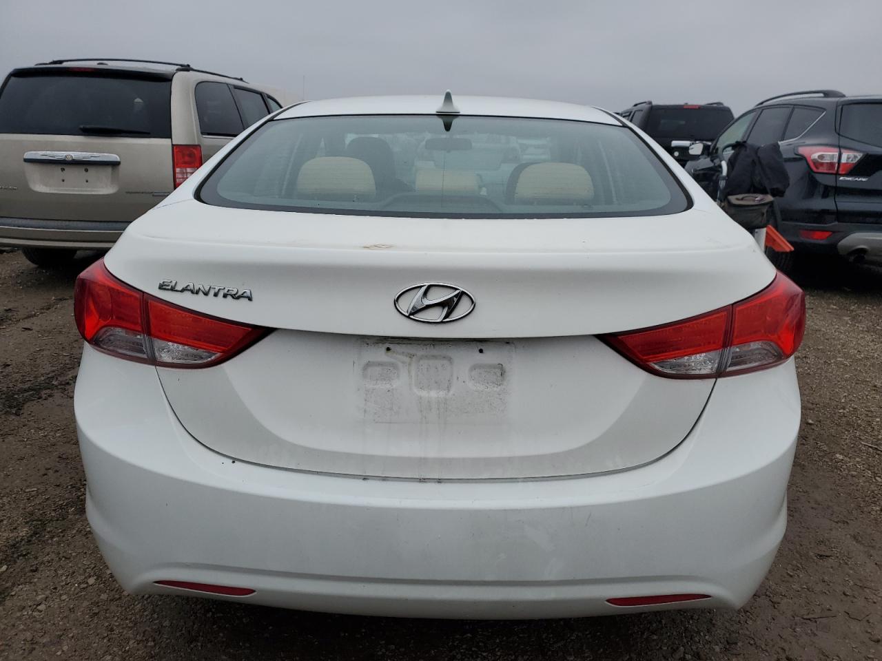 2013 Hyundai Elantra VIN 5NPDH4AE3DH453016 Copart auction photo, front end damage thumbnail 6