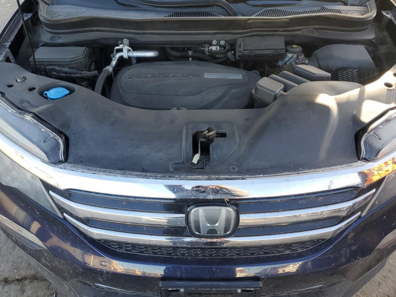 2017 Honda Pilot VIN 5FNYF6H94HB041445 Copart auction photo, rear end / side damage thumbnail 12