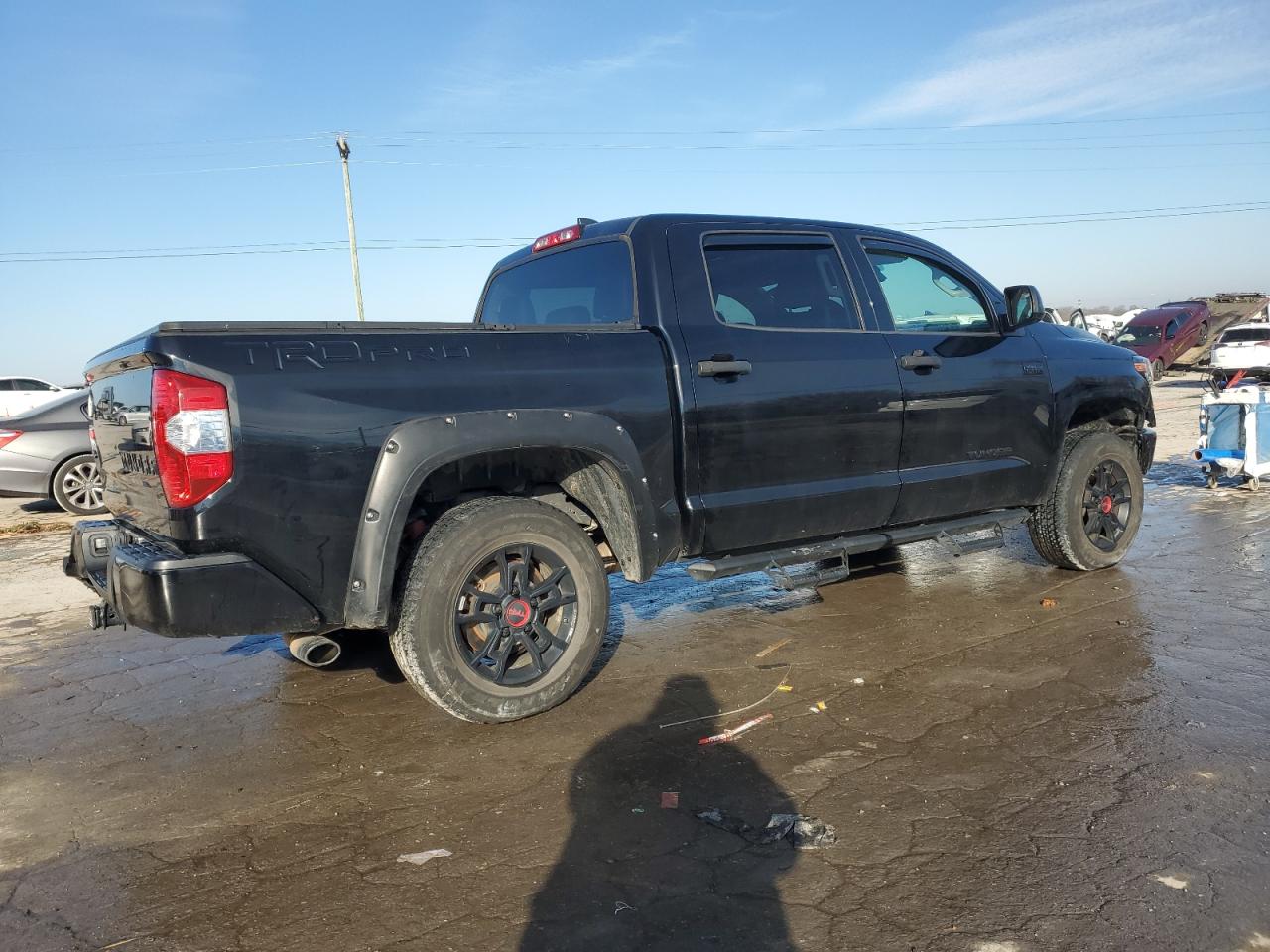 2020 Toyota Tundra VIN 5TFDY5F1XLX907213 Copart auction photo, front end / rear end damage thumbnail 3