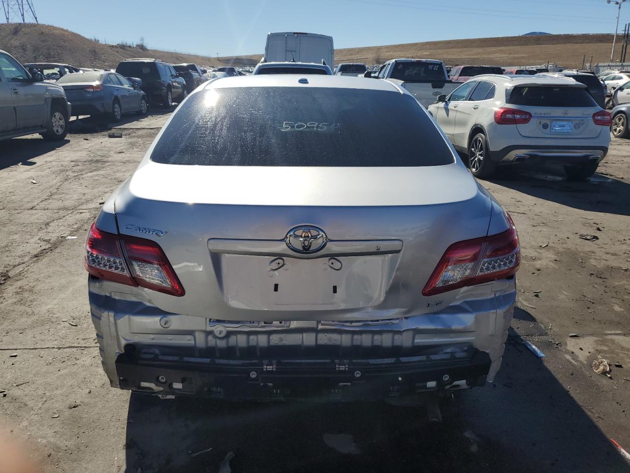 2011 Toyota Camry VIN 4T1BF3EK4BU168945 Copart auction photo, rear end damage thumbnail 6
