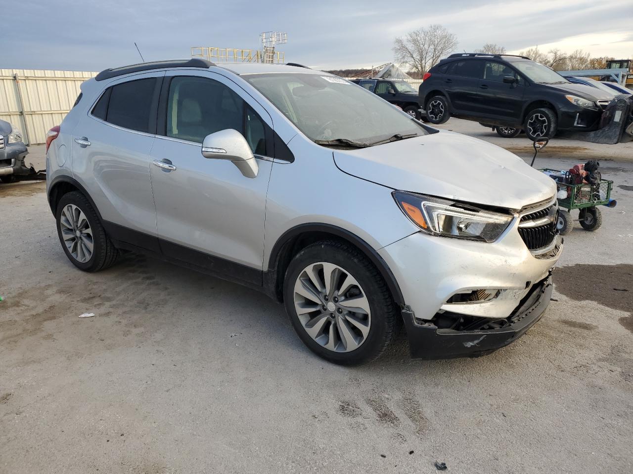 2019 Buick Encore VIN KL4CJASB6KB731872 Copart auction photo, front end damage thumbnail 4