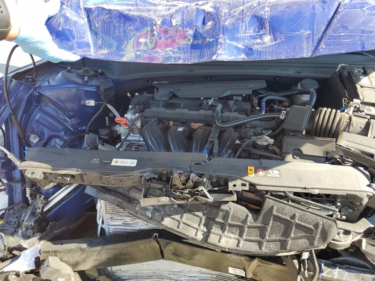 2024 Hyundai Elantra VIN KMHLL4DGXRU742183 Copart auction photo, front end damage thumbnail 11
