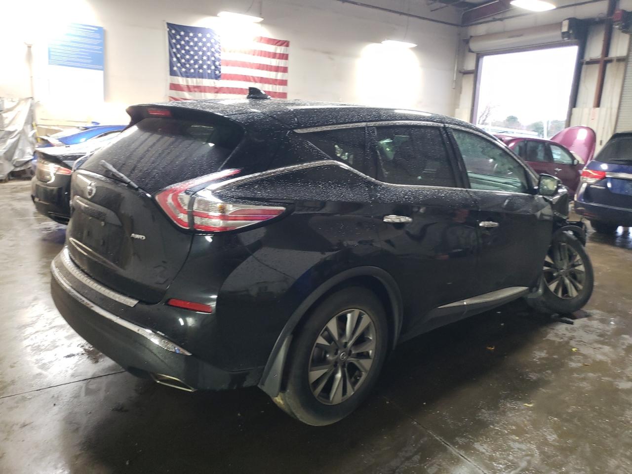 2018 Nissan Murano VIN 5N1AZ2MH4JN153812 Copart auction photo, front end damage thumbnail 3