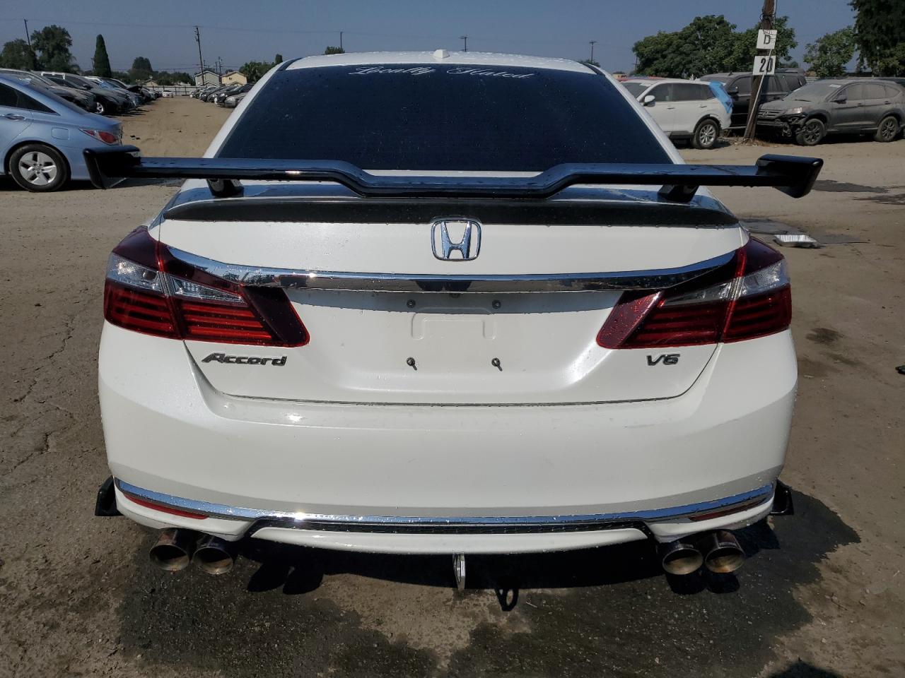 2016 Honda Accord VIN 1HGCR3F07GA000983 Copart auction photo, front end / side damage thumbnail 6