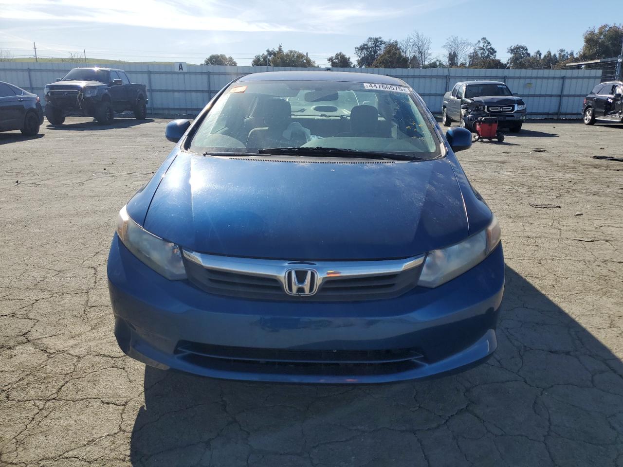 2012 Honda Civic VIN 19XFB2F51CE067849 Copart auction photo, front end / side damage thumbnail 5