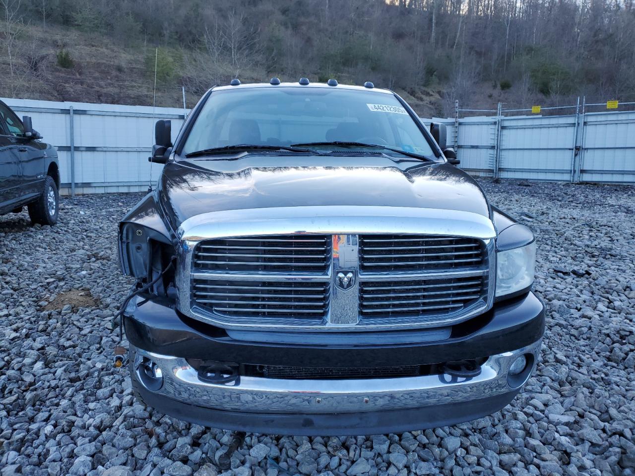 2009 Dodge RAM VIN 3D7MX48LX9G521809 Copart auction photo, undercarriage / front end damage thumbnail 5
