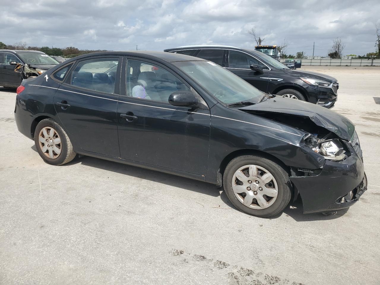 2007 Hyundai Elantra VIN KMHDU46D47U224927 Copart auction photo, front end damage thumbnail 4