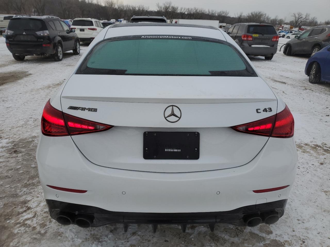 2024 Mercedes-Benz C-klasse VIN W1KAF8HB9RR236684 Copart auction photo, front end damage thumbnail 6
