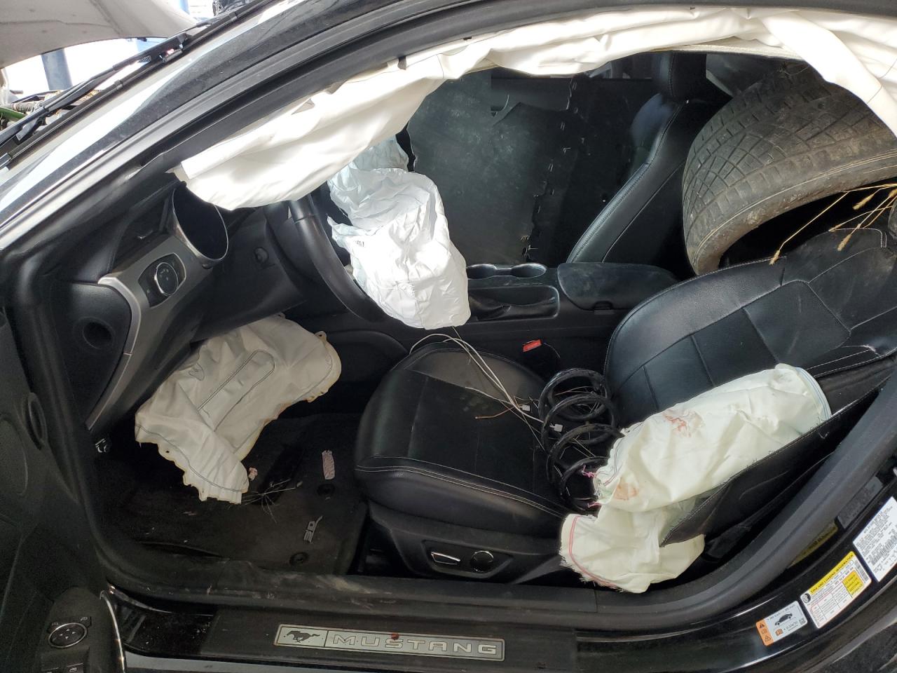 2019 Ford Mustang VIN 1FA6P8CF1K5134712 Copart auction photo, all over damage thumbnail 7