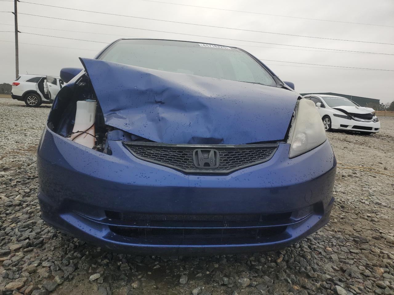 2013 Honda Fit VIN JHMGE8H37DC081336 Copart auction photo, front end damage thumbnail 5