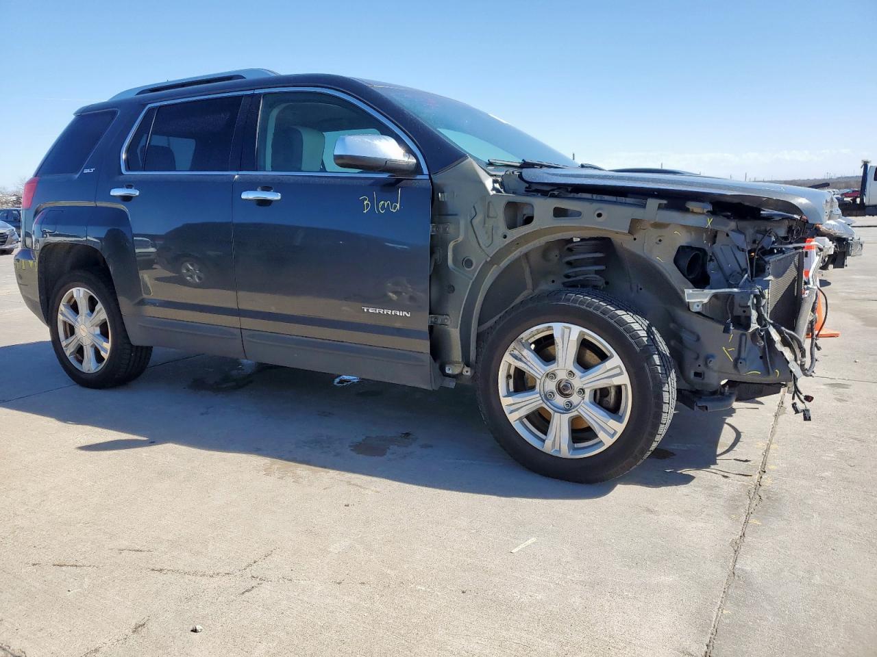 2017 GMC Terrain VIN 2GKALPEK2H6337579 Copart auction photo, front end / rear end damage thumbnail 4