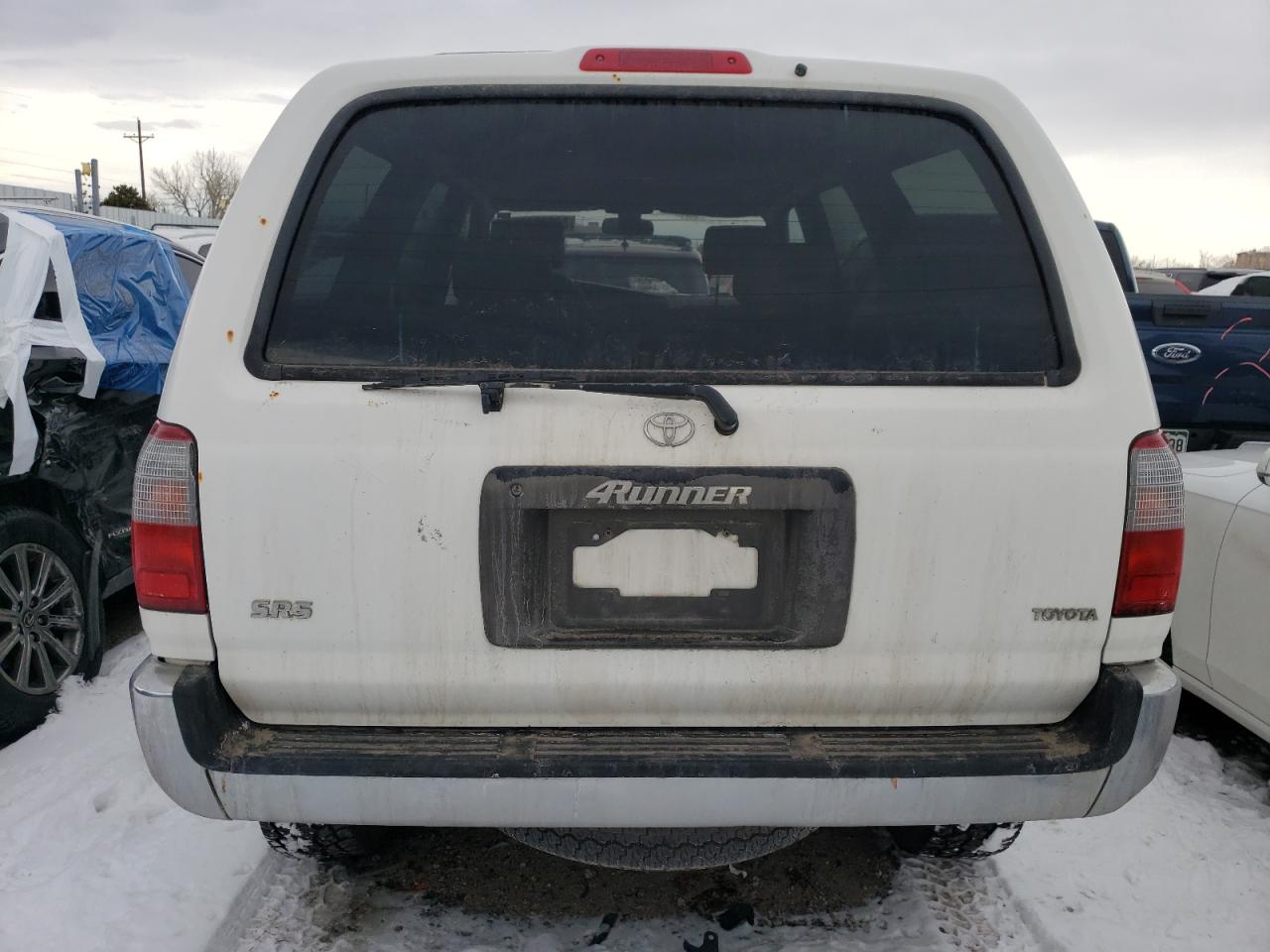 1996 Toyota 4Runner VIN JT3HN86RXT0003750 Copart auction photo, front end / hail damage thumbnail 6