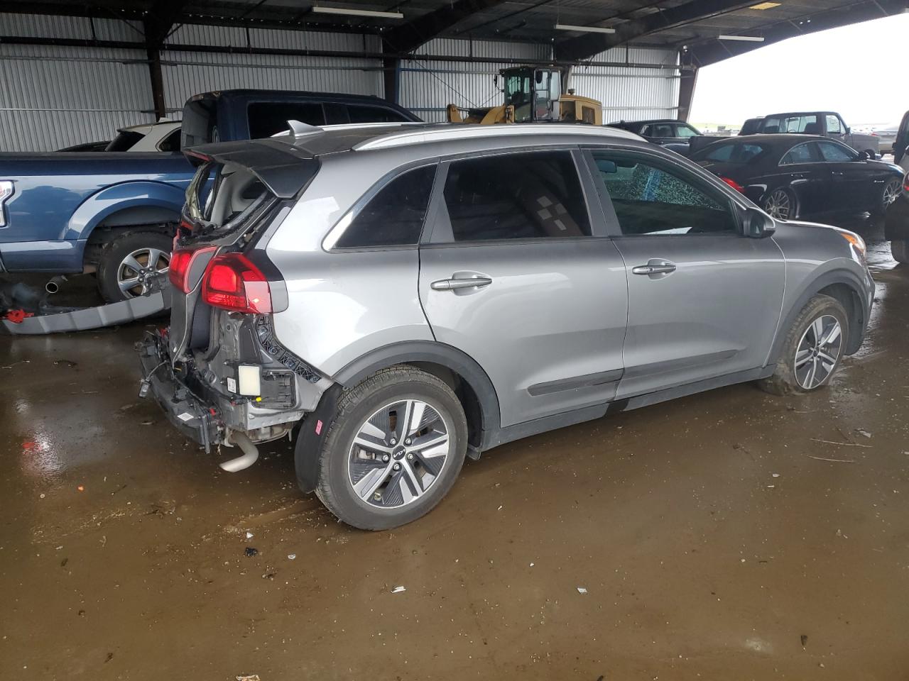 2022 KIA Niro VIN KNDCB3LC0N5548041 Copart auction photo, rear end damage thumbnail 3