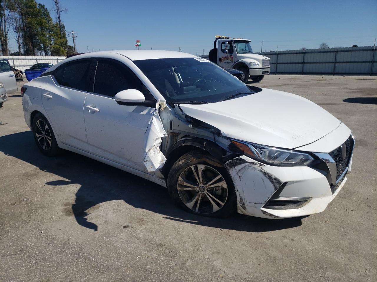 2022 Nissan Sentra VIN 3N1AB8CV9NY263866 Copart auction photo, front end / undercarriage damage thumbnail 4